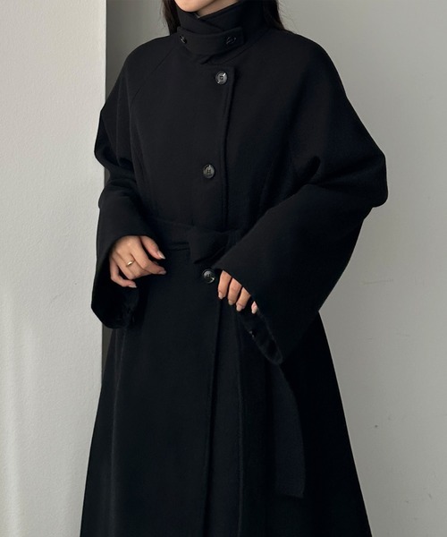 「Louere」 ステンカラーコート X-LARGE アイボリー レディース_画像8