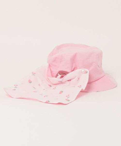 KP DECO 帽子 ハット 日除け付きハット キッズ 子供 : ZOZOTOWN
