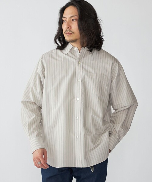 シップス（SHIPS）/SHIPS: レギュラーカラー エアリー コットン ロングスリーブ シャツ SHIPS（シップス） シャツ SHIPS: レギュラーカラー エアリー コットン