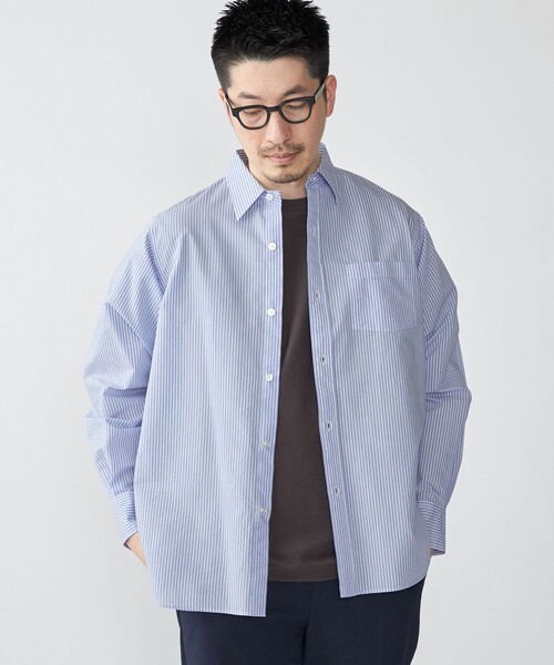 SHIPS（シップス） シャツ SHIPS: レギュラーカラー エアリー コットン