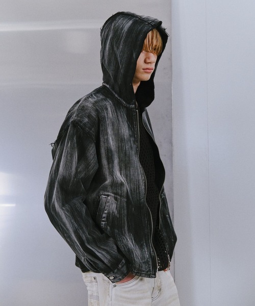 HARE パーカー 「SET UP対応」コットンフェードZIPパーカー(HARE 