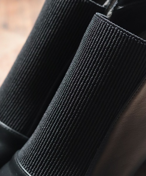 「SESTO」 ショートブーツ 25.5cm ブラック レディース_画像3