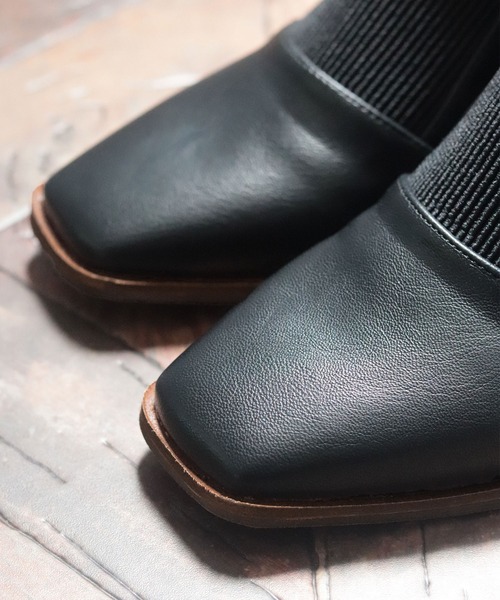 「SESTO」 ショートブーツ 25.5cm ブラック レディース_画像4