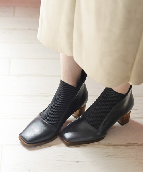 「SESTO」 ショートブーツ 25.5cm ブラック レディース_画像5