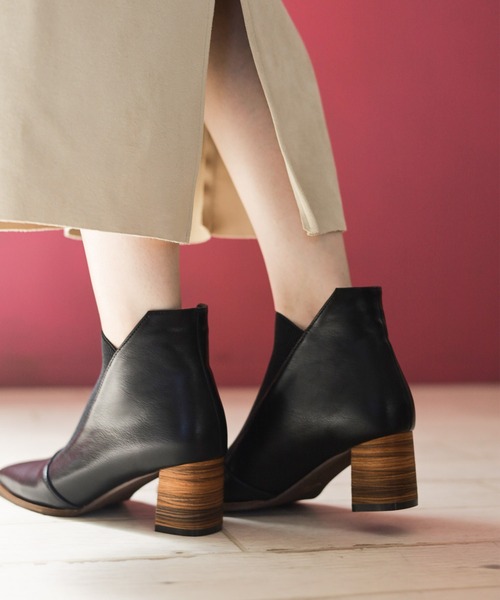 「SESTO」 ショートブーツ 25.5cm ブラック レディース_画像6