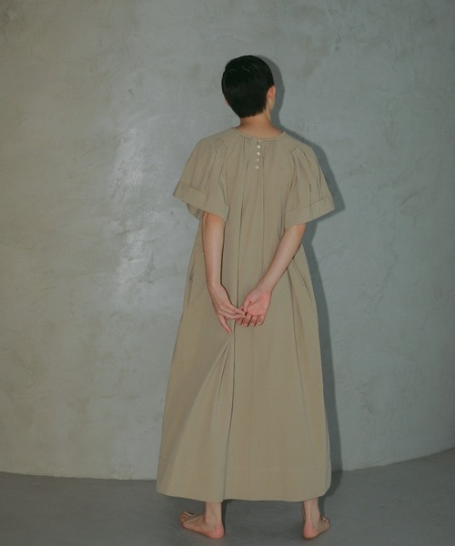 ワンピース 「OC」オーガニックコットンタックスリーブ2wayドレスの画像
