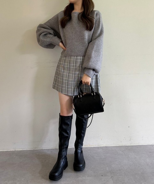 「one after another NICE CLAUP」 コンビワンピース SMALL ベージュ レディース_画像7