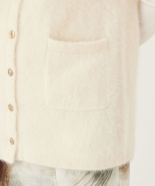 DES PRES（デプレ） ニットベスト FREE ホワイト レディース