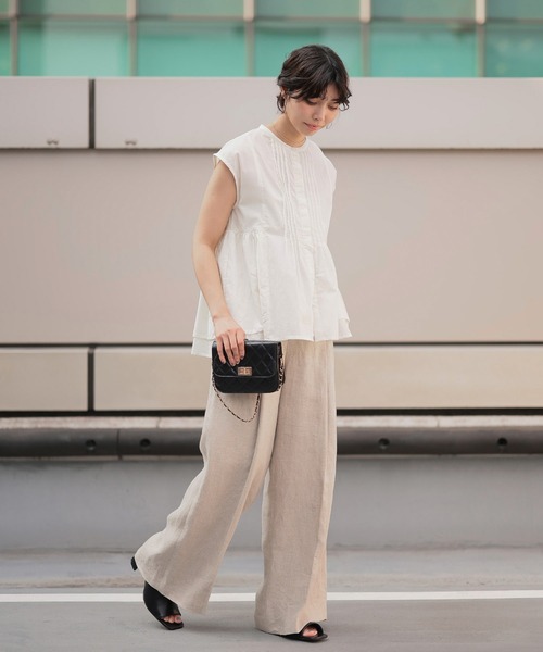 Tuck Peplum Shirts タックペプラムシャツ SOTT ブラウス シャツ Pin Tuck Peplum Blouse｜ピンタックペプラム
