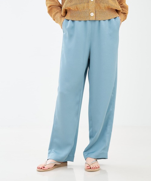 collex（コレックス） パンツ 「手洗い可能」「新色」リラックスサテン