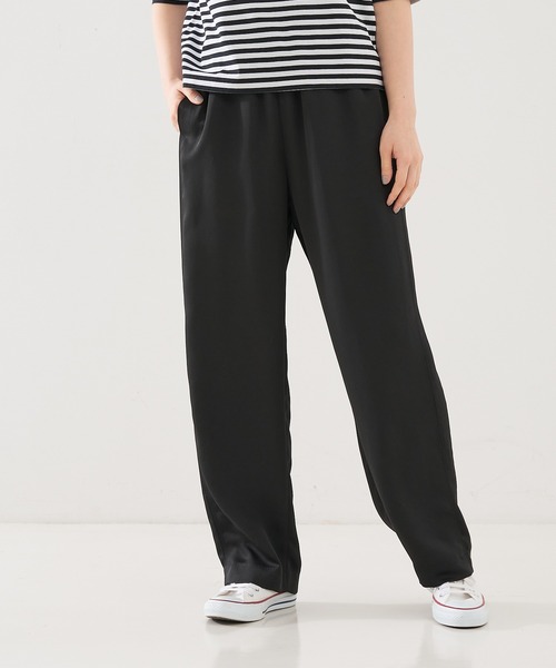 collex（コレックス） パンツ 「手洗い可能」「新色」リラックスサテン