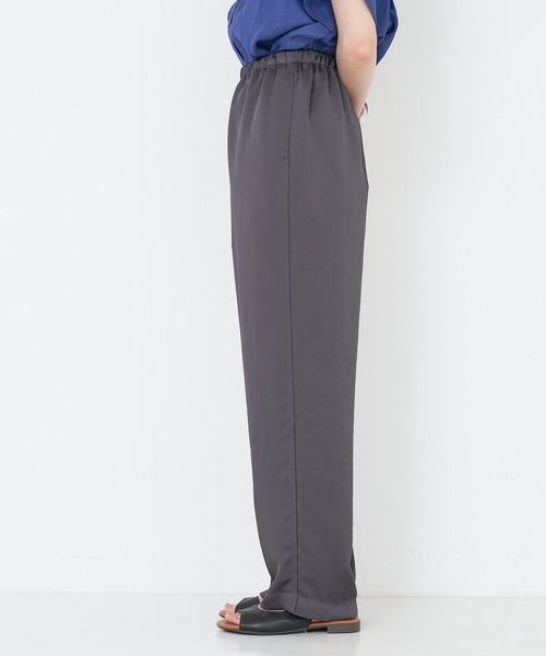 コレックス（collex）/【手洗い可能】【新色】リラックスサテンパンツ2 collex（コレックス） パンツ 「手洗い可能」「新色」リラックスサテン