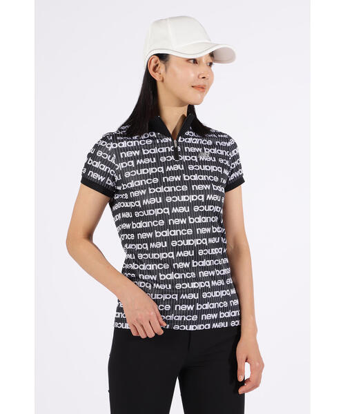 tシャツ 「new balance golf」リフレクトロゴボーダー ハーフジップ モックネック プルオーバー (WOMENS) レディース