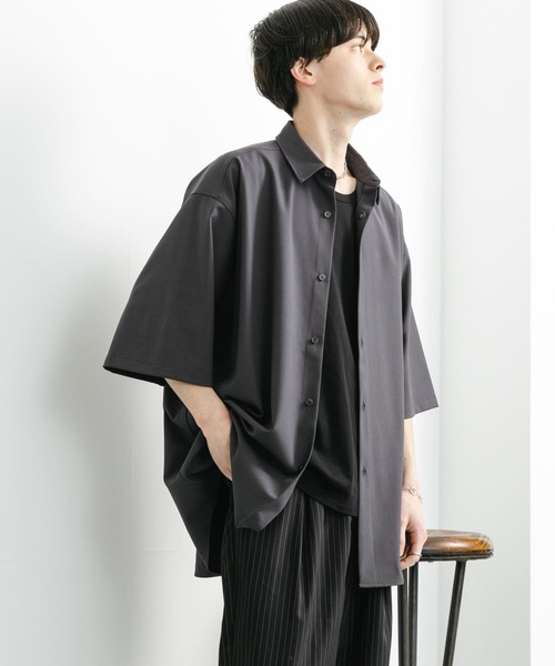 ETRE TOKYO レーシーショートシャツ ETRE TOKYO（エトレトウキョウ）の「レーシーショートシャツ