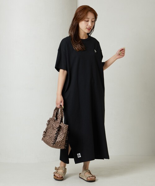 【美品】最終値下げ✴︎FIRMUM チュニック　ワンピース　ブラック セーラーカラーチュニックワンピース / Sailor Collar Tunic One