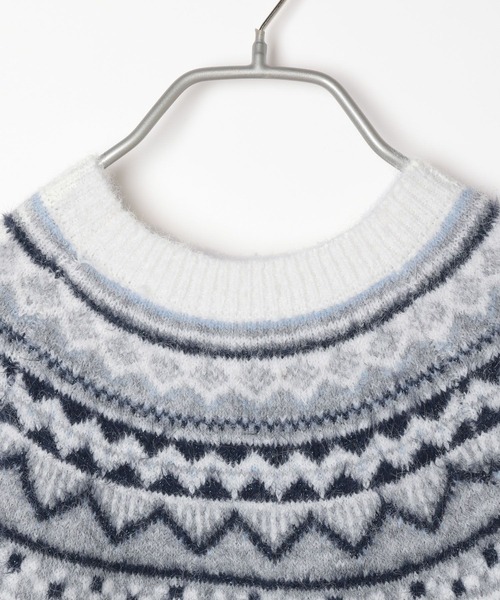 「Heather」 ニットワンピース FREE グレー レディース_画像9