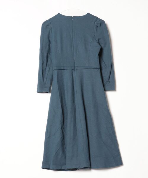 「STRAWBERRY-FIELDS」 7分袖ワンピース - ブルー レディース_画像2