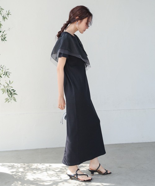 BAB ワンピース 「S・Mサイズ展開」アシメフリルドッキング