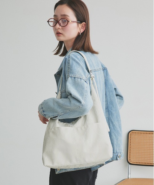 ad thie（アドティエ） トートバッグ ニュアンス柄 ワンショルダー