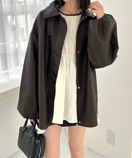 mystic アウター　アイボリー　01 mystic（ミスティック） ジャケット 1 アイボリー レディース