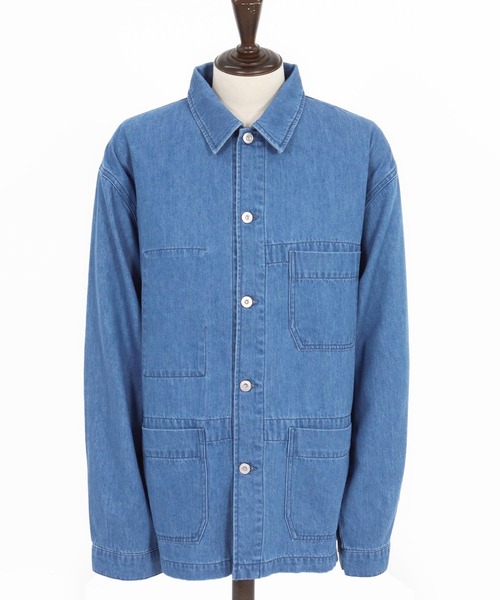デニムカバーオール WONDER WALL MOTEL カバーオール mj10797- DENIM COVER ALL デニム