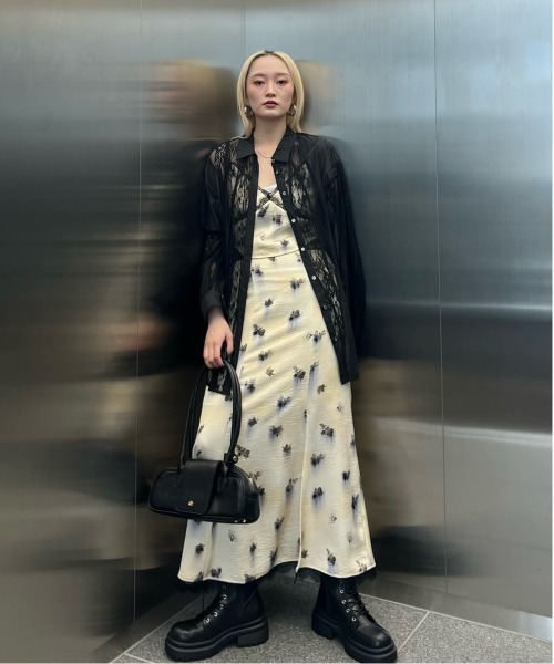ハンドバッグ LONG HANDLE RECTANGLE BAG