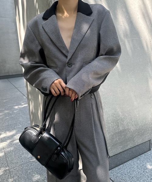 ハンドバッグ LONG HANDLE RECTANGLE BAG