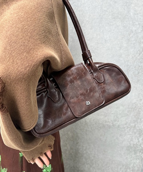 ハンドバッグ LONG HANDLE RECTANGLE BAG