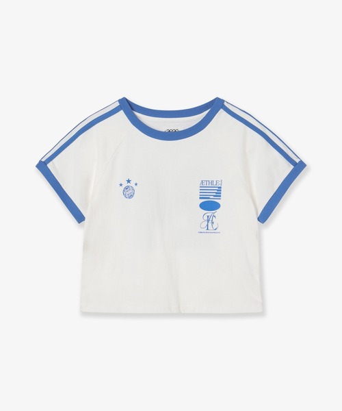 tシャツ ATHLETE STRIPE HALF T-SHIRTS レディース メンズ