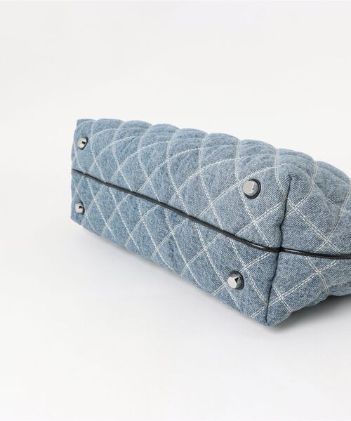 MARC JACOBS ショルダーバッグ バッグ QUILTED DENIM CHAIN SACK