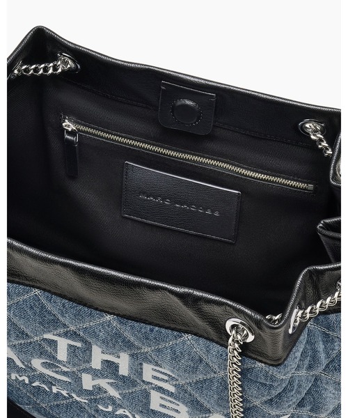 MARC JACOBS ショルダーバッグ バッグ QUILTED DENIM CHAIN SACK
