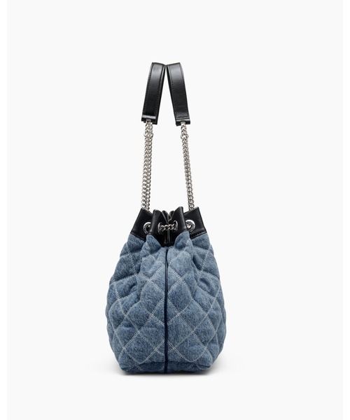 MARC JACOBS ショルダーバッグ バッグ QUILTED DENIM CHAIN SACK