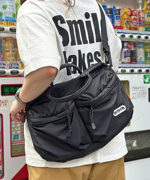 ボストンバッグ(黒) 2WAY 大容量 40L OUTDOOR PRODUCTS OUTDOOR PRODUCTS ボストンバッグ 「OUTDOOR PRODUCTS」2WAY
