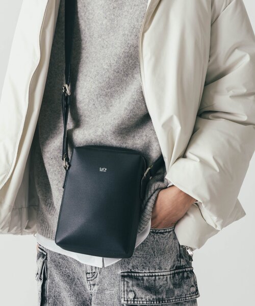 Lui’s ショルダーバッグ Lui's ショルダーバッグ ドレープショルダーバッグ メンズ