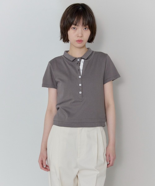 leimn ポロシャツ ポロ レイヤード風ポロシャツ レディース : ZOZOTOWN