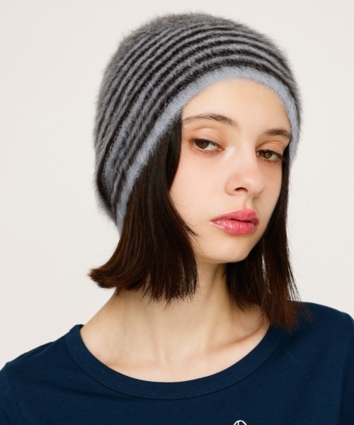 SLY（スライ） ニット帽 ニットキャップ SHAGGY BEANIE シャギー