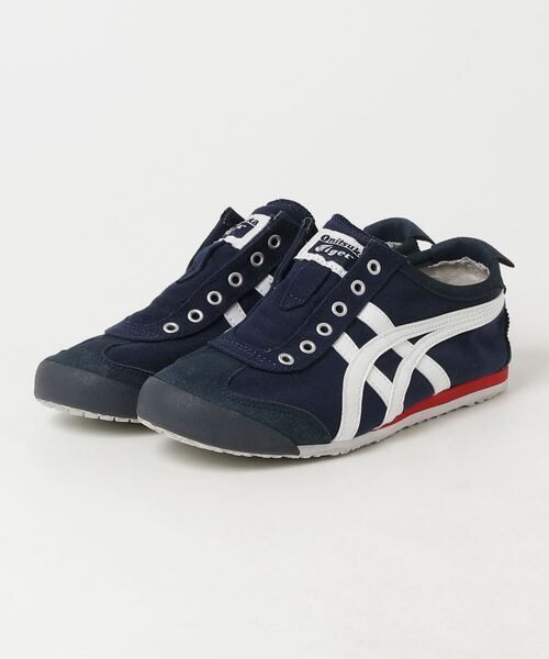 Onitsuka Tiger スニーカー ホワイト/ネイビー Onitsuka Tiger 「Onitsuka Tiger」 ローカットスニーカー 23