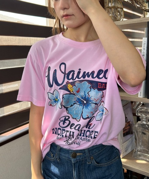 限定品☆阪急梅田マルニフラワーカフェTシャツオーバーサイズロゴTバックプリント ワンフォークロージング 1111clothing バックプリント tシャツ メンズ