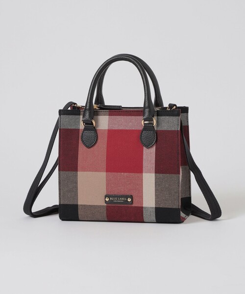 BLUE LABEL CRESTBRIDGE レディースバッグ（色：レッド系