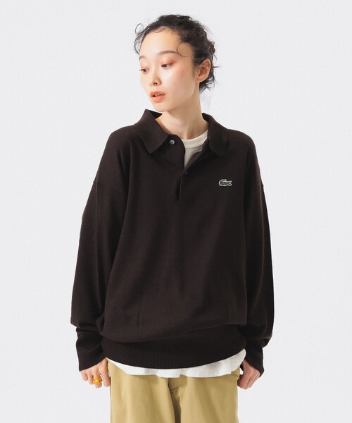 美品　ラコステ　長袖ポロシャツ　6 XXL ブラック　黒 SALE】LACOSTE(ラコステ) オリジナルフィット 長袖 ポロシャツ