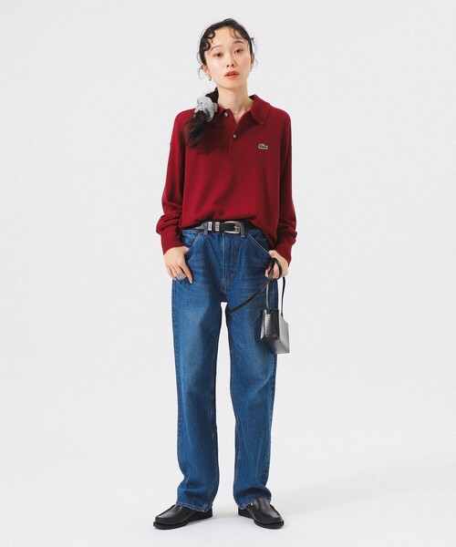 ニット セーター 「別注」LACOSTE / ニット ポロシャツ レディース LACOSTE ニット セーター 「別注」LACOSTE / ポロシャツ