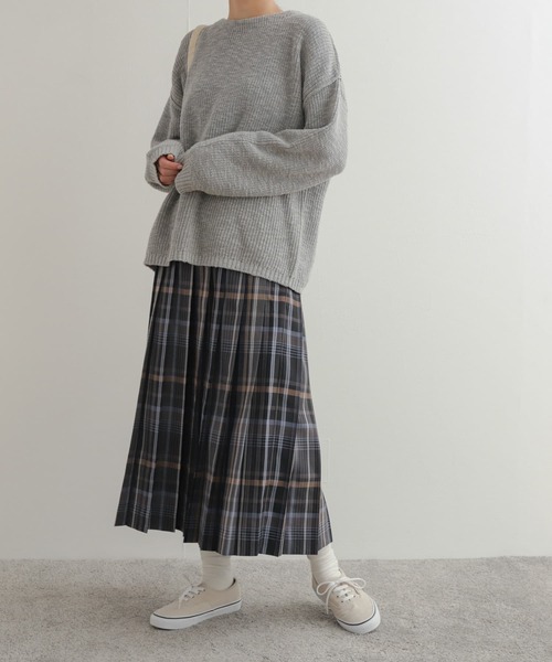 「URBAN RESEARCH DOORS」 プリーツスカート MEDIUM グレー系その他 レディース_画像9