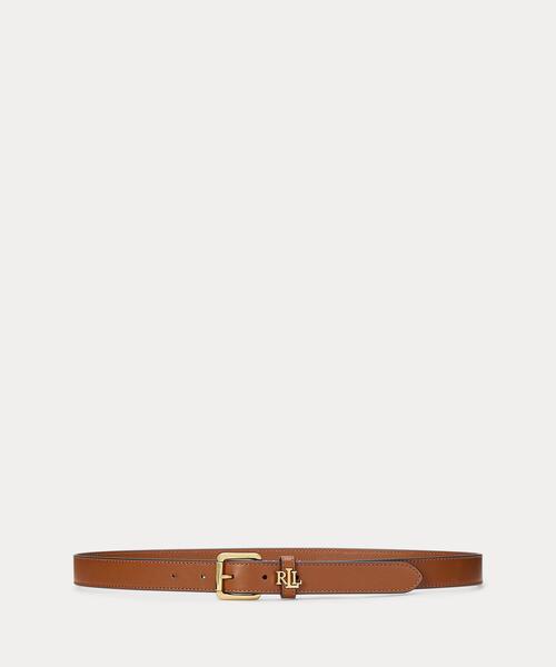 ローレン　ラルフローレン　ロゴ リバーシブル レザー スキニー ベルト LAUREN RALPH LAUREN（ローレン ラルフローレン） ベルト ロゴキーパー