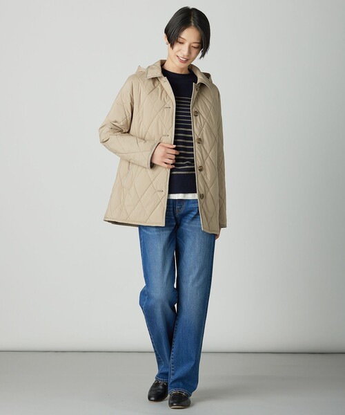 コート アウター 「2way」プレミアムBasic キルティング レディース
