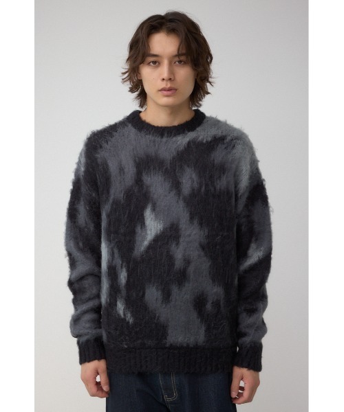 AZUL BY MOUSSY（アズールバイマウジー） セーター ニット 起毛総柄