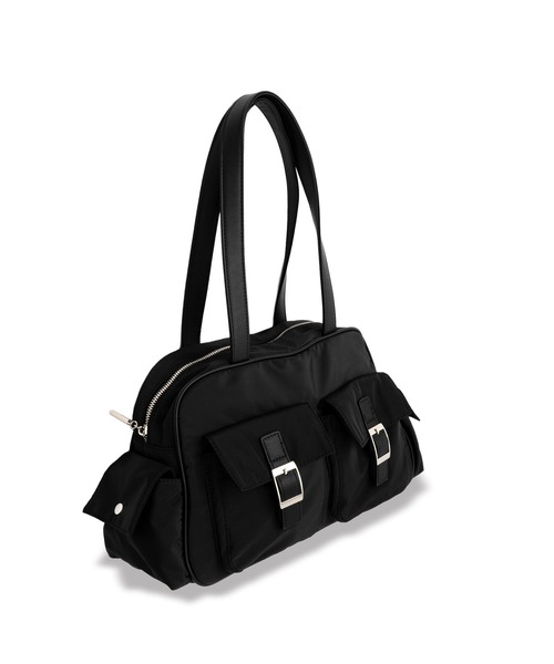 【美品】Black&Whlte ダッフルバッグ VitaFelice（ヴィータフェリーチェ） ボストンバッグ ナイロンミニ