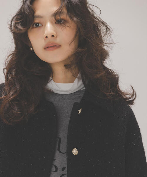 NATURAL BEAUTY BASIC ブルゾン アウター ステンカラーショート