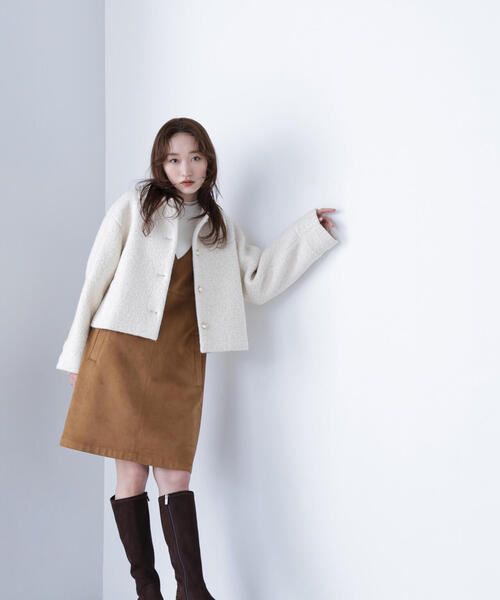 ステンカラーショートブルゾンNATURAL BEAUTY BASIC NATURAL BEAUTY BASIC｜ステンカラーショートブルゾン | Rakuten