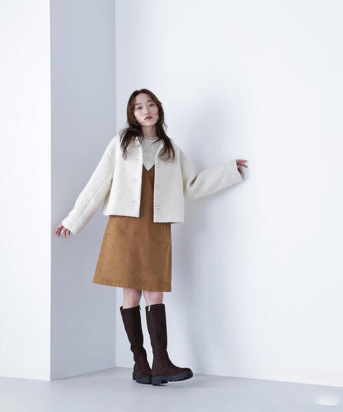 ステンカラーショートブルゾンNATURAL BEAUTY BASIC NATURAL BEAUTY BASIC｜ステンカラーショートブルゾン | Rakuten