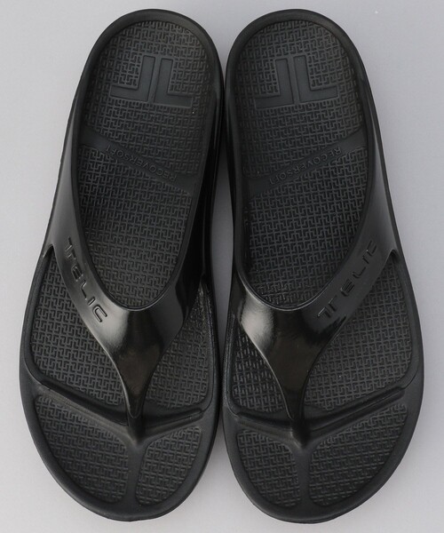 「TELIC」 サンダル 27.0cm ブラック メンズ_画像2